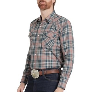 Foto 1 | Foto 1 | Camisa Vaquera Wrangler Hombre Regular Fit Manga Larga 807 Verde Oscuro