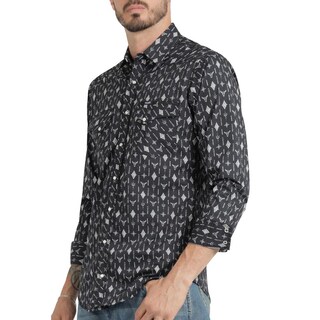 Foto 5 | Foto 5 | Camisa Vaquera Wrangler Hombre Slim Fit Manga Larga 567 Negro