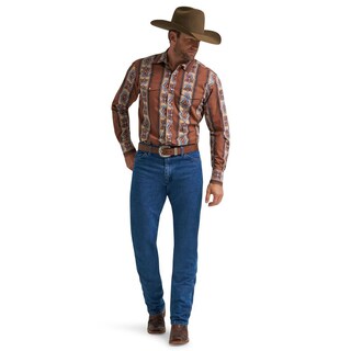 Foto 1 | Foto 1 | Camisa Vaquera Wrangler Hombre Regular Fit Manga Larga 823 Marron Claro