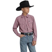 Camisa Vaquera Wrangler Niño Slim Fit Manga Larga 587 Multicolor