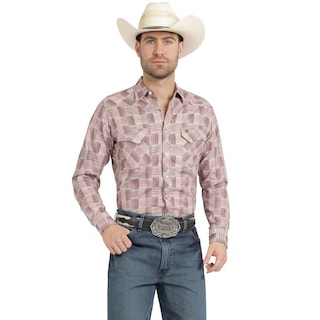 Foto 1 | Foto 1 | Camisa Vaquera Wrangler Hombre Slim Fit Manga Larga 547 Rosa