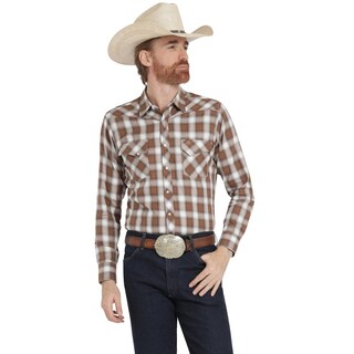 Foto 1 | Foto 1 | Camisa Vaquera Wrangler Hombre Slim Fit Manga Larga 036 Beige