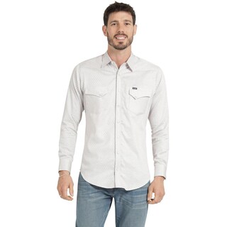 Foto 1 | Foto 1 | Camisa Vaquera Wrangler Hombre Slim Fit Manga Larga 568 Blanco