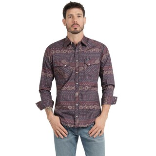 Foto 1 | Foto 1 | Camisa Vaquera Wrangler Hombre Slim Fit Manga Larga 556 Purpura