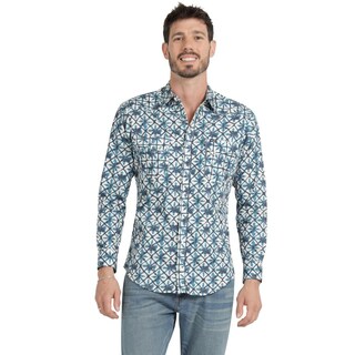 Foto 1 | Foto 1 | Camisa Vaquera Wrangler Hombre Slim Fit Manga Larga 566 Azul