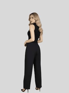Foto 3 | Foto 3 | Blusa Crop Cuello Halter Canale Bl-1033 Negro Diseño Elegante Y Comodidad