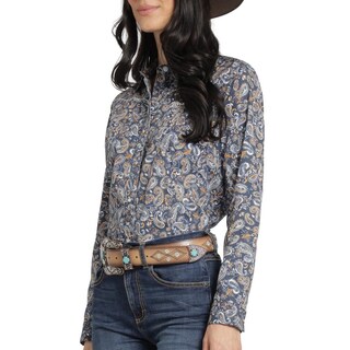 Foto 5 | Foto 5 | Blusa Vaquera Wrangler Mujer Slim Fit Manga Larga 653 Azul