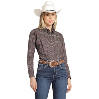 Foto 1 | Foto 1 | Blusa Vaquera Wrangler Mujer Slim Fit Manga Larga 686 Negro