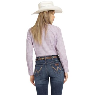 Foto 3 | Foto 3 | Blusa Vaquera Wrangler Mujer Slim Fit Manga Larga 694 Rosa