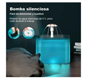 Foto 3 | Foto 3 | Fuente De Agua Automática 2l Con Filtro Para Perros Y Gatos