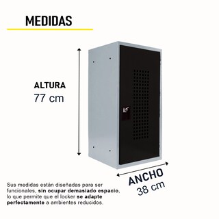 Foto 3 | Foto 3 | Locker Metalico Alvek 1 Puerta Candado Oficina Casa