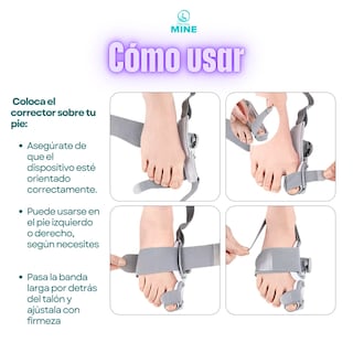 Foto 4 | Foto 4 | Corrector De Juanetes Ortopédico Nocturno Con Férula Ajustable Para Hallux Valgus | Alivio Dolor Pie Y Dedo Gordo | Diseño Ambid