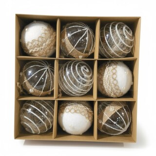 Foto 1 | Foto 1 | Esferas Navideñas De Cm-top De 9 Piezas De 8 Cm