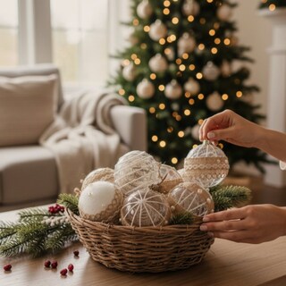 Foto 6 | Foto 6 | Esferas Navideñas De Cm-top De 9 Piezas De 8 Cm
