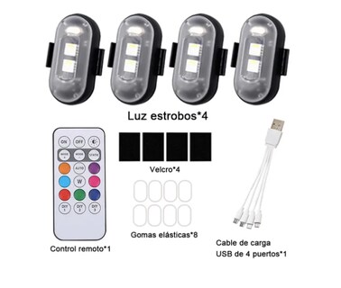 Foto 2 | Foto 2 | Luz Xtellar Estroboscópica Led Inalámbrica Con Control Remoto