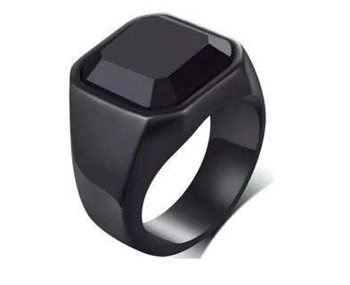 Foto 2 | Foto 2 | Anillo Xtellar Hombre Elegante Geométrico Acero Inoxidable