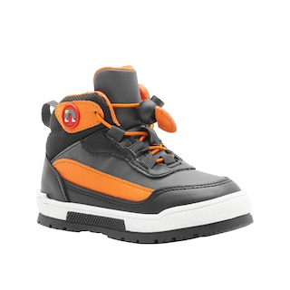 Foto 1 | Foto 1 | Tenis Bota Para Niño Casuales Cómodos Color Negro Naranja Negro