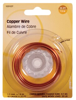 Foto 1 | Foto 1 | Hobby Wire Hillman  25 Pies En L  Cobre  16 Ga. Cable (paquete De 10) - Venta Internacional.