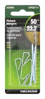 Foto 3 | Foto 3 | Colgador De Fotos Hillman Anchorwire Plateado Convencional 50 Kg - Venta Internacional.