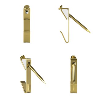 Foto 2 | Foto 2 | Colgadores De Fotos Ook 50584 Readynail Brass 13 5 Kg Paquete De 4 - Venta Internacional.