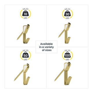 Foto 5 | Foto 5 | Colgadores De Fotos Ook 50584 Readynail Brass 13 5 Kg Paquete De 4 - Venta Internacional.