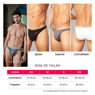 Foto 6 | Foto 6 | Calzoncillos Dietz Set De 3 Trusas Lancer Para Hombre