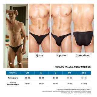 Foto 4 | Foto 4 | Set De 3 Trusas Alpha Dietz Comodas Y Frescas 1