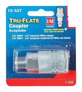 Foto 1 | Foto 1 | Acoplador De Cambio Rápido Tru-flate Steel De 3/8 Pulgadas Masculino 1 Pieza - Venta Internacional.