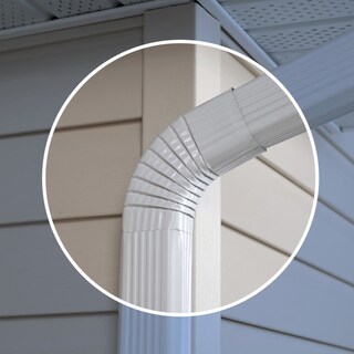 Foto 2 | Foto 2 | Codo Gutter Amerimax De Aluminio Blanco B 7 62x13 34x8 89 Cm - Venta Internacional.