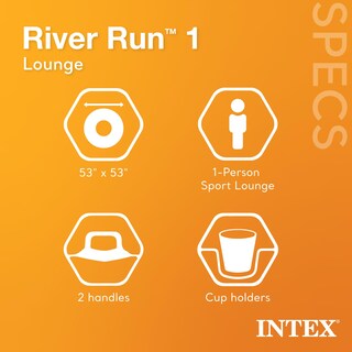 Foto 2 | Foto 2 | Salón Flotante Inflable Intex 58825ep River Run 1 Azul - Venta Internacional.