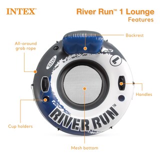Foto 4 | Foto 4 | Salón Flotante Inflable Intex 58825ep River Run 1 Azul - Venta Internacional.