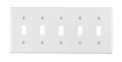 Foto 1 | Foto 1 | Placa De Pared Leviton Blanca 5 Bandas De Plástico Paquete De 1 - Venta Internacional.