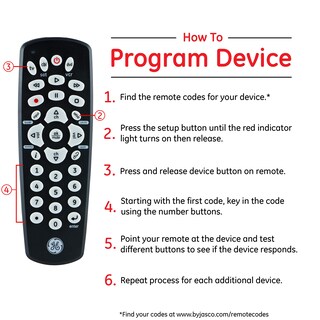 Foto 5 | Foto 5 | Mando A Distancia Ge 24991 Universal Para 3 Dispositivos Negro - Venta Internacional.