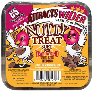 Foto 1 | Foto 1 | C&s Nutty Treat De Bird Food Carne Procesada Sebo Cacahuetes Tostados - Venta Internacional.