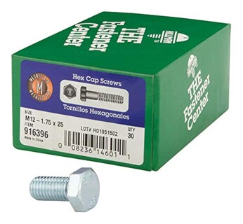 Foto 1 | Foto 1 | Bolt Hillman M12-1 75 X 25 Mm  Cabeza Hexagonal De Acero Zincado  Paquete De 30 Unidades - Venta Internacional.