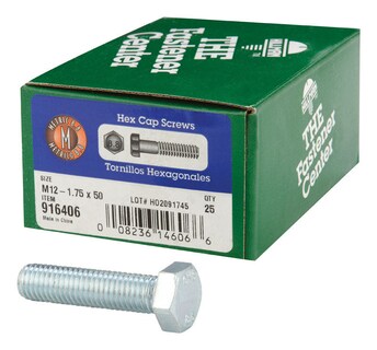 Foto 1 | Foto 1 | Tornillo Con Cabeza Hexagonal Hillman M12-1 75 Mm De Profundidad X 50 Mm De Largo Acero 25 Unidade - Venta Internacional.