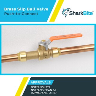 Foto 5 | Foto 5 | Válvula De Bola Deslizante Sharkbite De 1 Pulgada Empuja Para Conectar Latón - Venta Internacional.