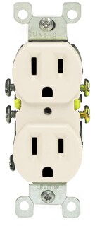 Foto 1 | Foto 1 | Receptáculo Dúplex Leviton 5320-tmp 15 A 125 V Paquete De 10 Unidades Color Almendra - Venta Internacional.
