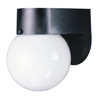 Foto 1 | Foto 1 | Farol De Pared Exterior Westinghouse 6680300 Black White Globe - Venta Internacional.