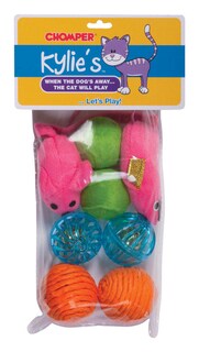 Foto 1 | Foto 1 | Juguete Para Mascotas Chomper Kylies Brights Varios Colores De Felpa Y Goma Para Gato - Venta Internacional.