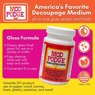 Foto 2 | Foto 2 | Sellador Brillante Pegamento Y Acabado Craft Solution Mod Podge 240 Ml - Venta Internacional.