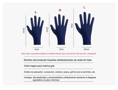 Foto 2 | Foto 2 | Guantes Xtellar Proteccion Solar Uv Para Conducir Con Grip Y Touch