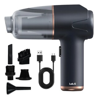 Foto 1 | Foto 1 | ''aspirador De Mano Portátil Usb Recargable 3 En 1 Profesional Negra Dorada ''