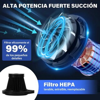 Foto 3 | Foto 3 | ''aspirador De Mano Portátil Usb Recargable 3 En 1 Profesional Negra Dorada ''