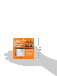Foto 3 | Foto 3 | Manta De Emergencia Grabber 142 X 213 Cm Color Plateado 85 G - Venta Internacional.