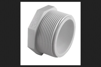 Foto 1 | Foto 1 | Tapón De Pvc Charlotte Pipe 3/4 Pulgadas Sch 40 Mpt Blanco - Venta Internacional.