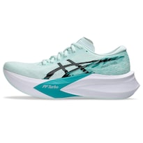 Tenis Asics Para Mujer Magic Speed 4 Blanco-turquesa
