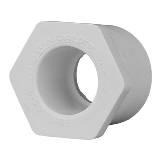 Foto 1 | Foto 1 | Buje Reductor Charlotte Pipe De Pvc Sch40 De 1 X 1/2 Color Blanco - Venta Internacional.