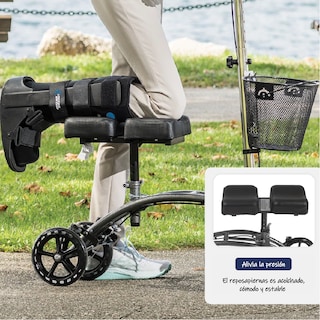 Foto 3 | Foto 3 | Andador de Rodilla Drive Medical Doble Almohadilla Scooter