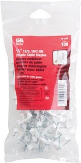 Foto 1 | Foto 1 | Cable Staple Ecm Industries De 3/4 Pulgadas Con Aislamiento De Plástico 100 Unidades - Venta Internacional.
